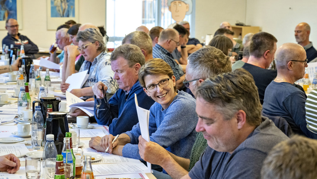 Der blev hygget, snakket og diskuteret på generalforsamlingen i Holstebro
