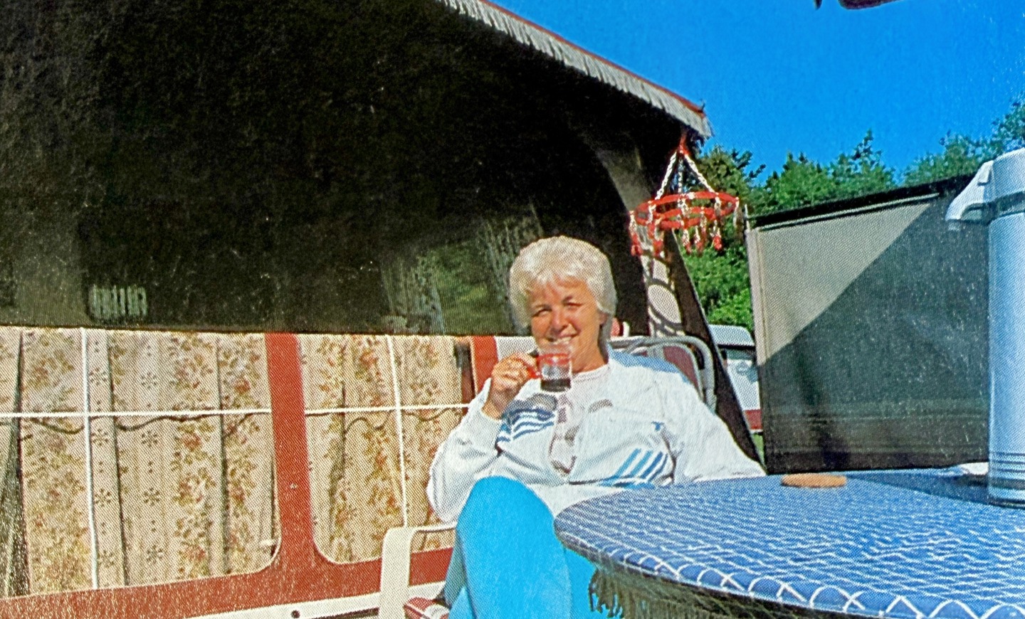 Billede taget i anledning af Oda Larsens afsked i 1991 